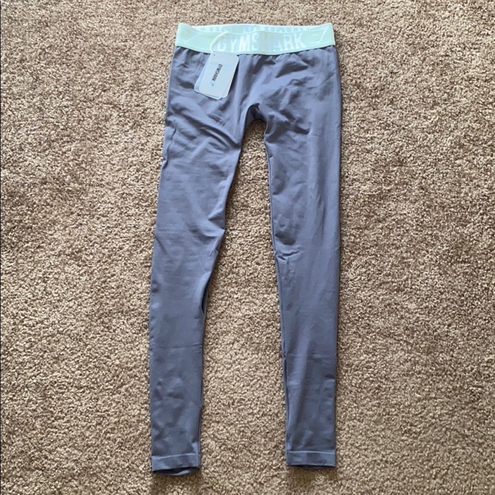 Gymshark Fit Leggings Grey/Light Green